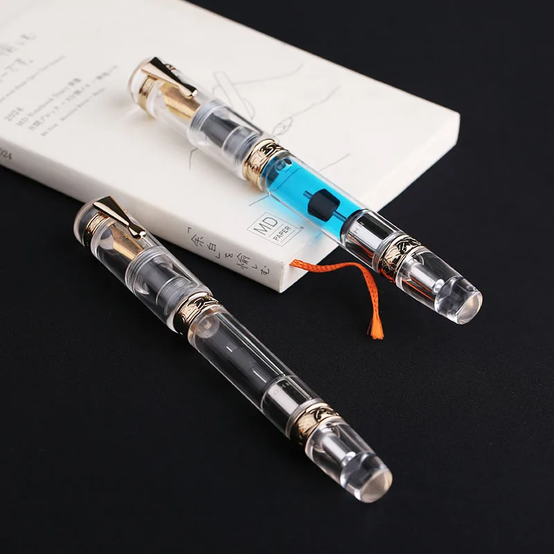 C5 MAJOHN Transparent Leak Proof Large Capacity Pen Holder Ink Storage Adult Student Writing Practice Color Ink Iridium Pen