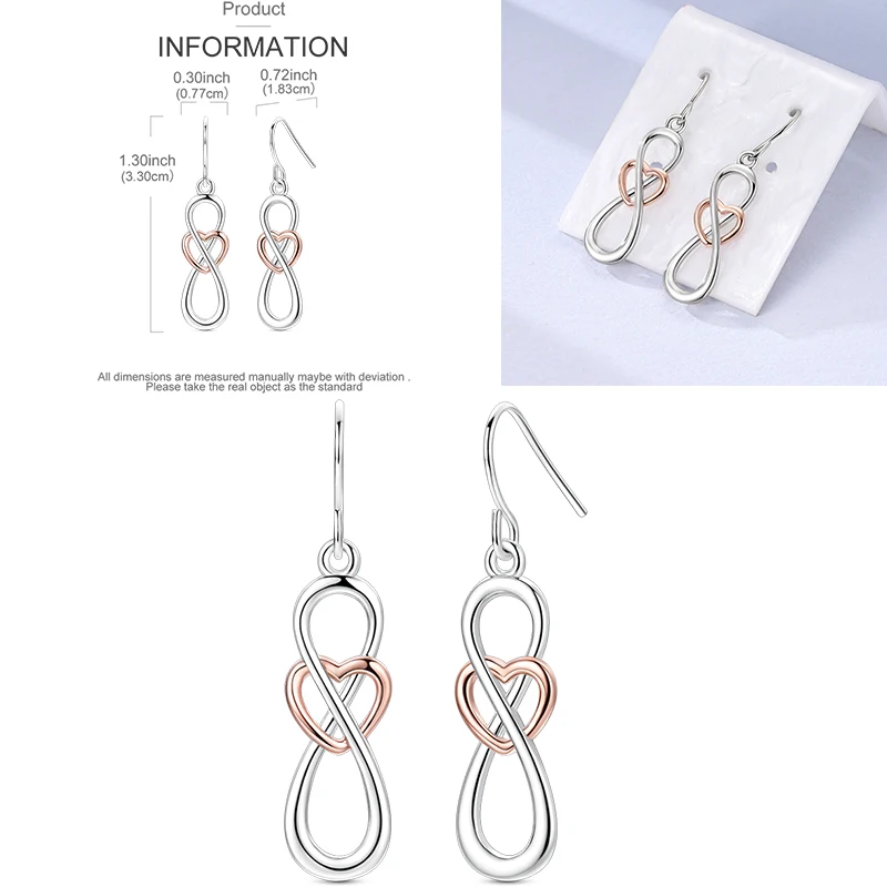925 Sterling Silber Hängeohrringe Erdbeere Mond Kolibri Kleeblatt Libelle Ozean für Frauen Mädchen Geburtstag Schmuck Geschenk – Detail 19