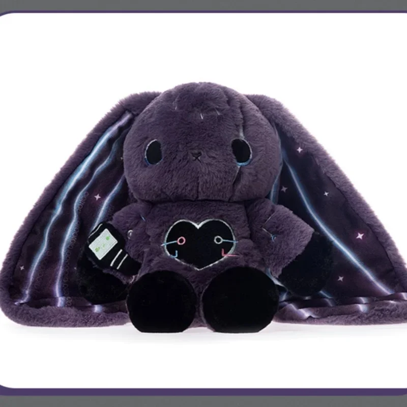 Plushie Dreadfuls Galaxy Rabbit Plush Stuffed Animal Purple Long Ear Soft Home Decoration Ornament Surprise Holiday Gift