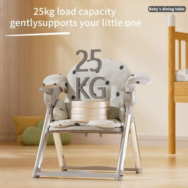 Baby meal chair for children over 6 months, home-use learning seat, baby foldable outdoor picnic chair, baby camping chair