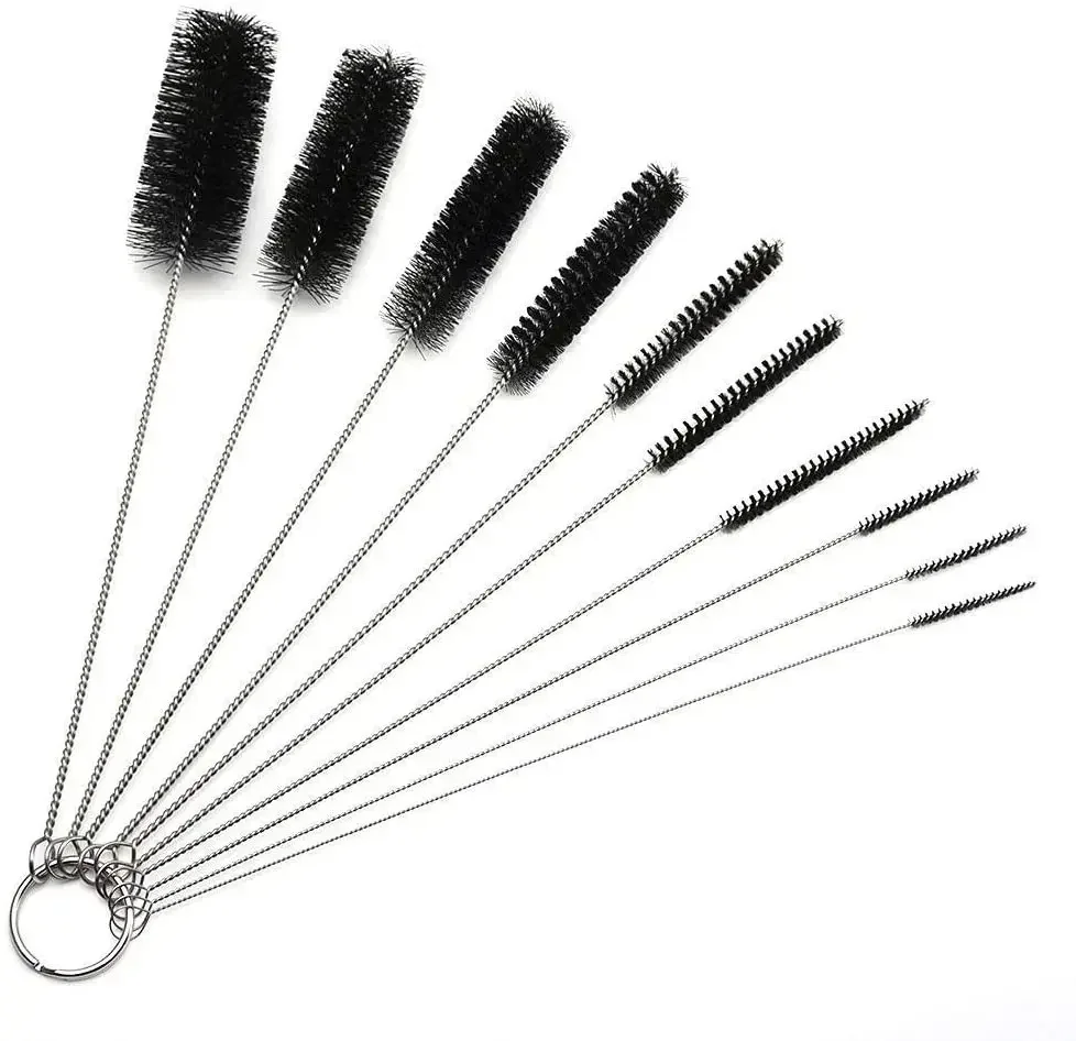 2/5/10Pcs/Set Stainless Steel Cleaning Brush For Weed Pipe Clean Glass Hookah Smoking Cachimba Pipas Fumar Feeding Bottle Brush