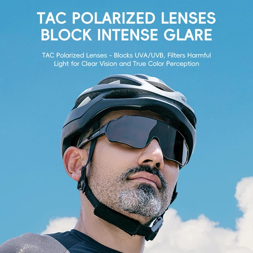 Imagen 2 del producto ROCKBROS gafas de ciclismo hombres mujeres MTB carretera deporte al aire libre senderismo gafas polarizadas bicicleta gafas de sol miopía marco bicicleta gafas