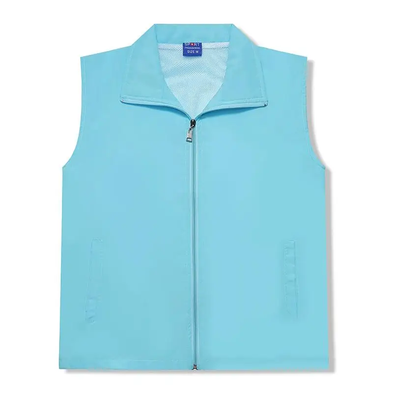 Children's Work Activity Public Welfare Vest Personalized Custom Design Printing Logo DIY Outdoor Sleeveless Lapel Jacket Top