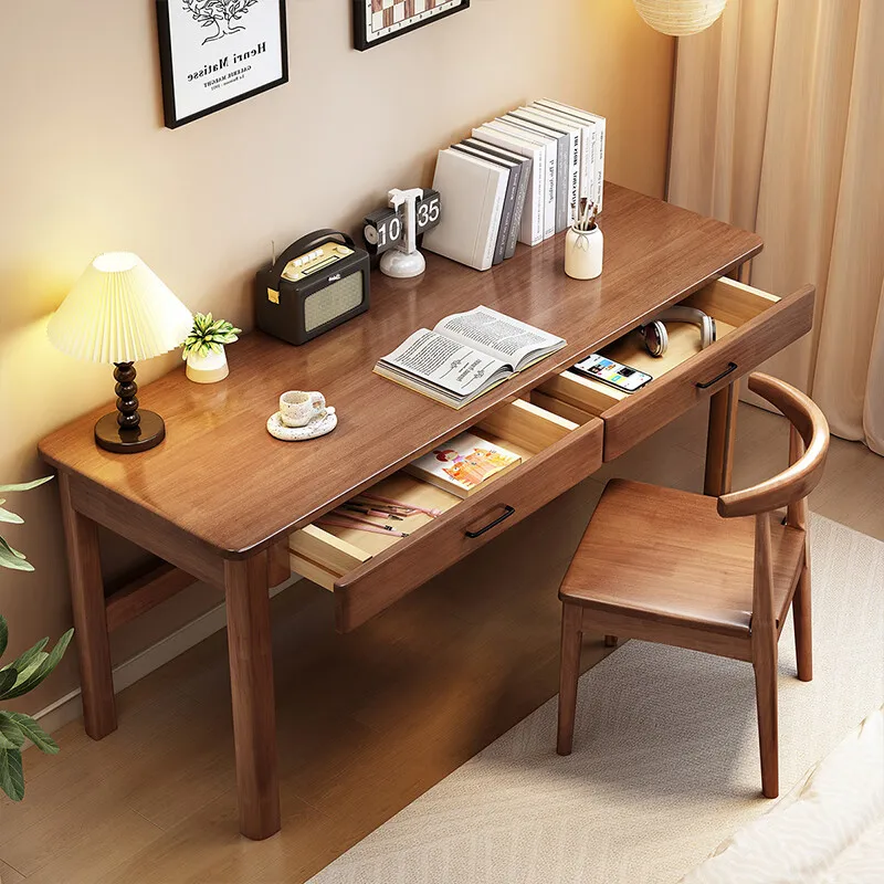 خشب متين، مكتب، دراسة، منزل، حديث، بسيط، مكتب #3