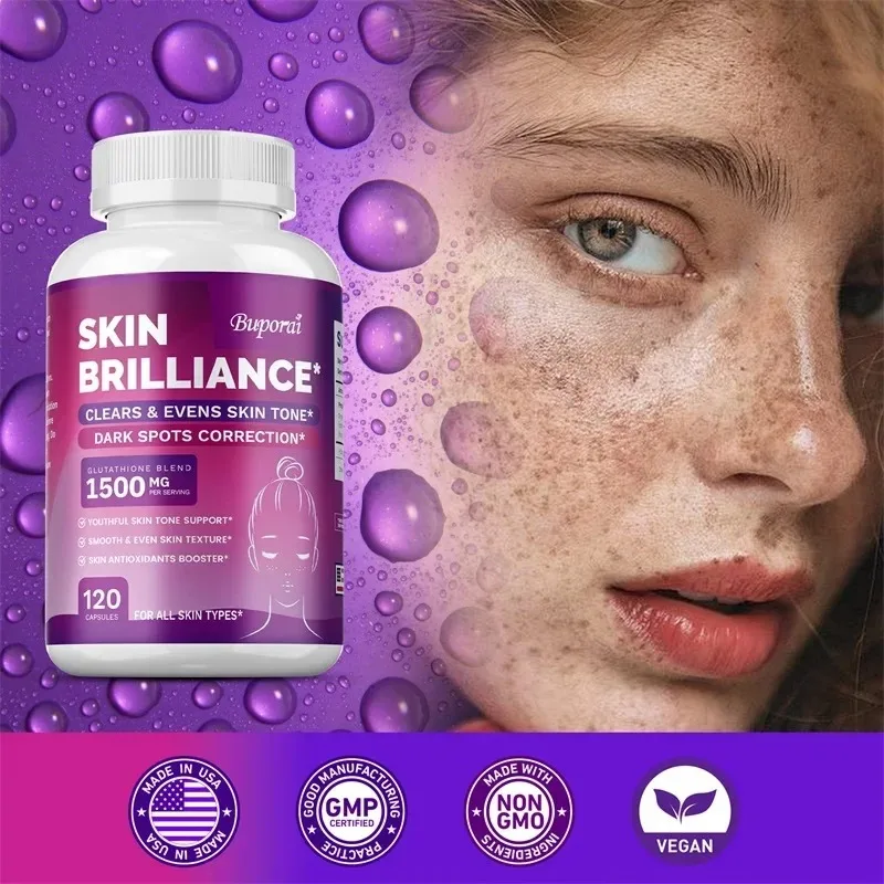Glutathione Capsules - Antioxidant, Whitening Beauty, Anti-aging, Smooth and Firm Skin, Reduce Wrinkles, Increase Muscle Mass