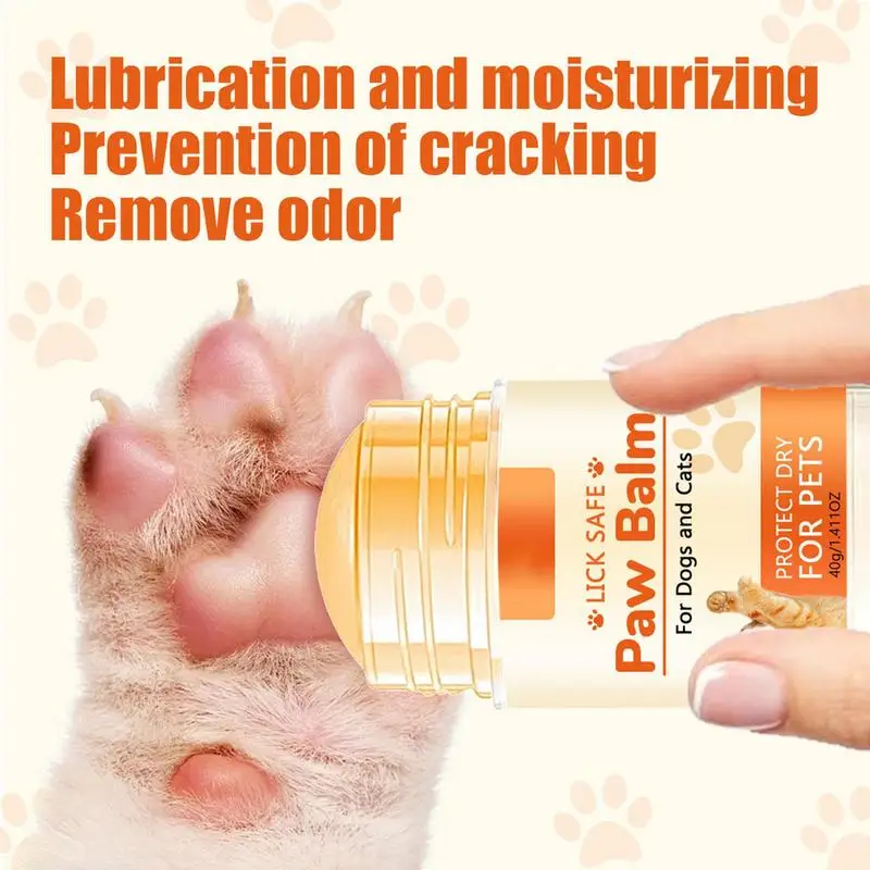 Cat Dog Paw Pad Balm Dog Paw Blam Protector Soother and Moisturizer Safe Ingredients paw balm for Cracked Dry and Damaged Paws