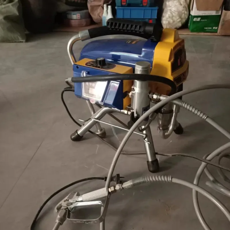 Безвоздушный распылитель латексной краски высокого давления, плунжерный распылитель, распылитель, универсальный распылитель для боли