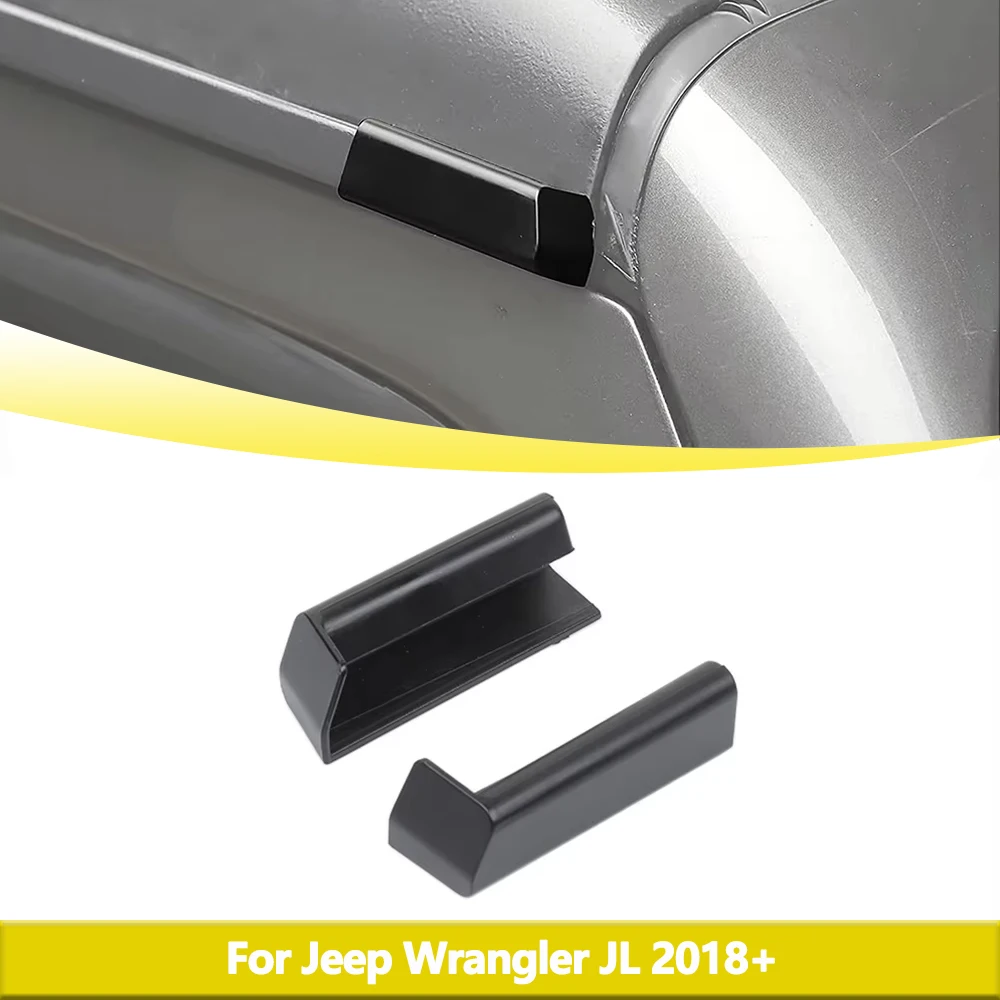 Car Top Roof Water Rain Gutter Extension for Jeep Wrangler JL JLU 2018-2023 Unlimited Sahara Rubicon ABS Exterior Accessories