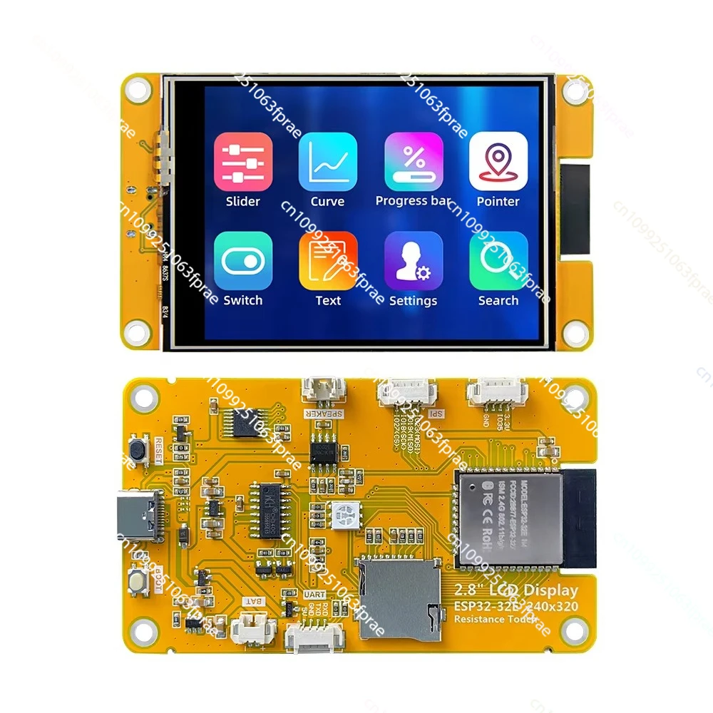 

Слот для карты Micro TF Интерфейс Type-C Bluetooth Беспроводная тонкопленочная плата для разработки дисплея с транзистором