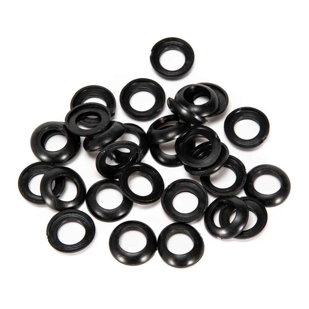 

20pcs/Pack Fishing Rod Building Elastic Winding Check Dress Ring Trim Adapter For Fly Casting Fishing Rods DIY Rod Building