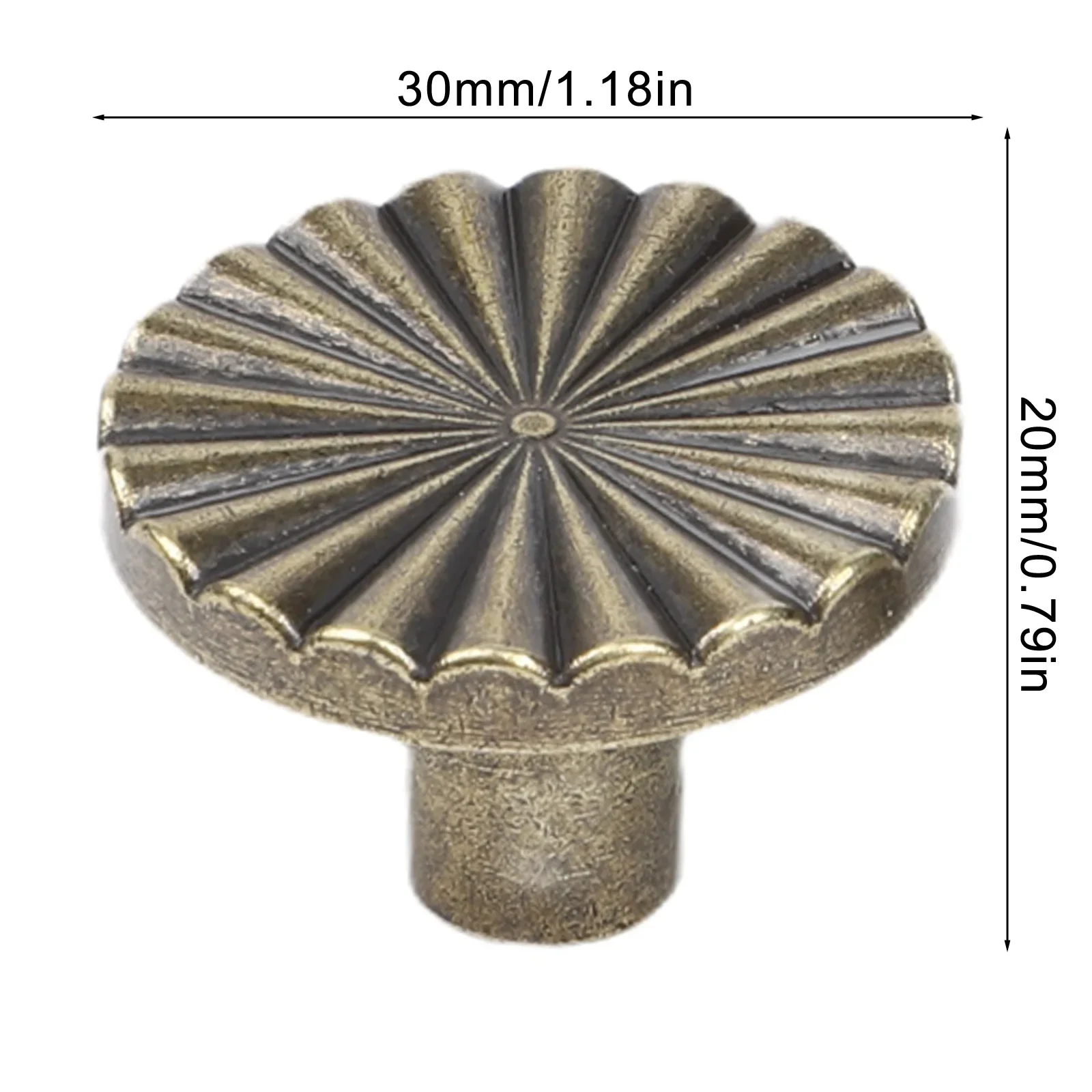 Closet Hardware Retro Cabinet Knobs Electroplated Exterior Finish Comfortable Compact Grip Complete Installation Kit