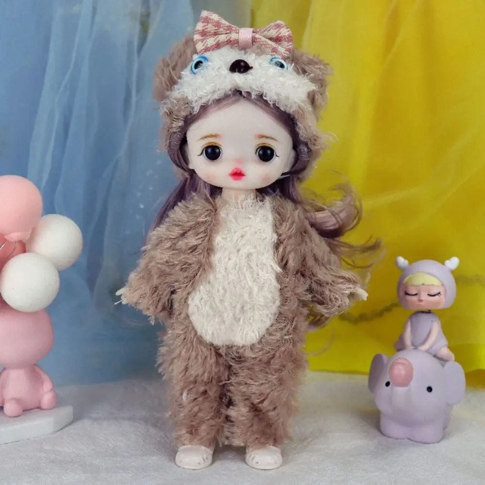 

Креативные подвижные суставы, милые BJD, реалистичные красочные мини-девушки, 17 см, кавайные подвижные суставы, мини-девушка, подарок для ребенка