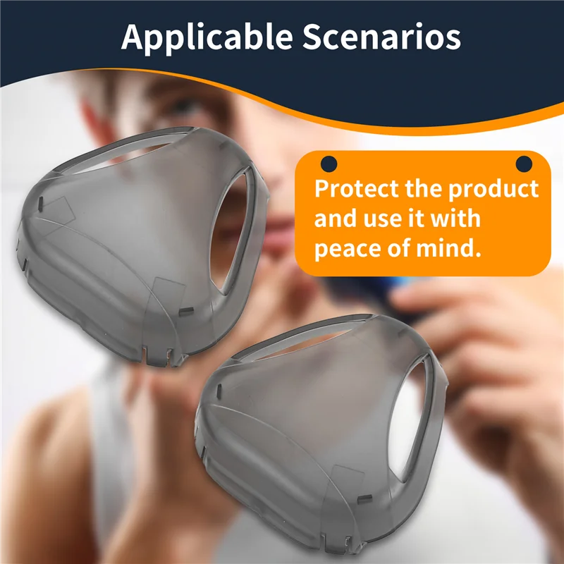 ABBK-면도기 HQ8 PT815 PT860 PT861 PT880 AT890 AT891 AT893 AT894 AT910용 헤드 보호 캡 커버 교체