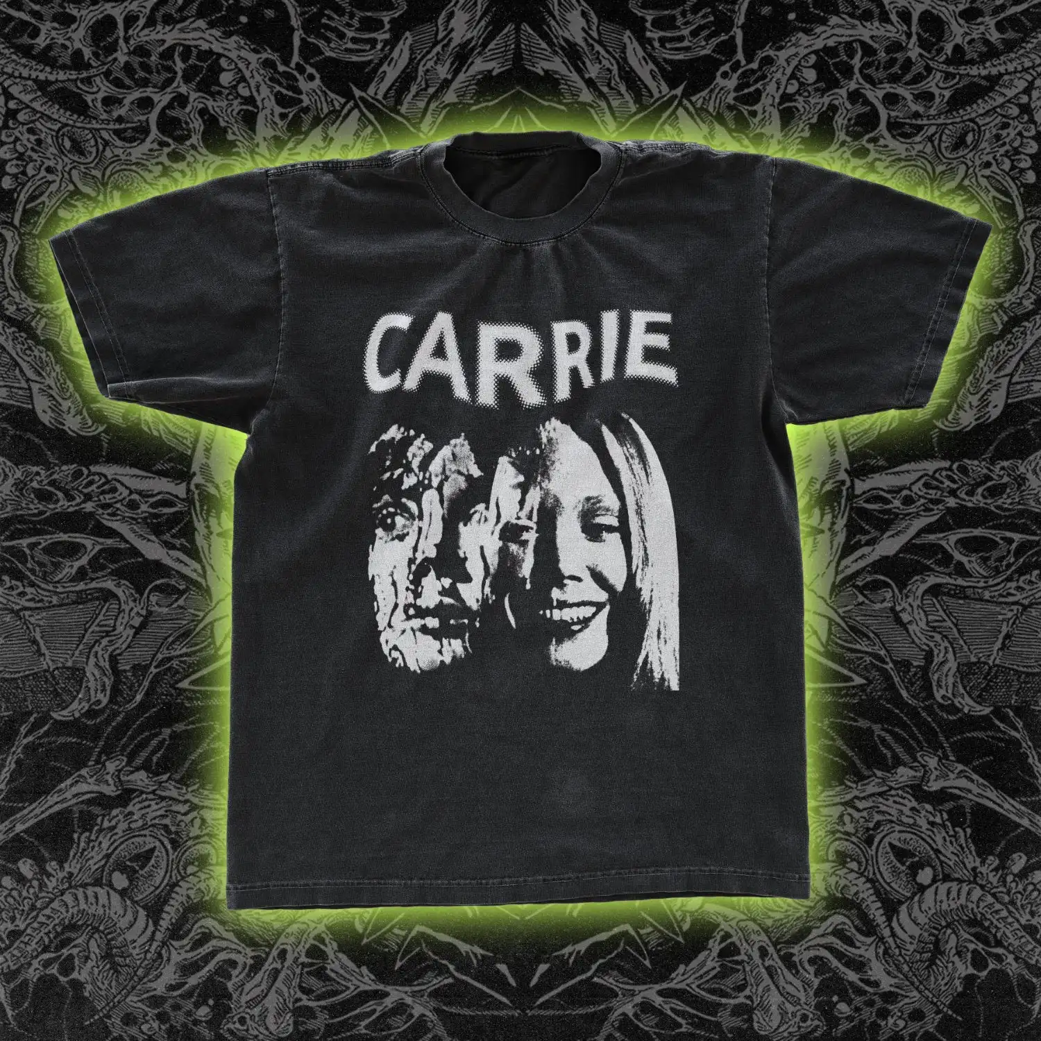 Carrie Film 1976 - Classic Movie Graphic T-Shirt Cotton Men Women Streetwear Tee