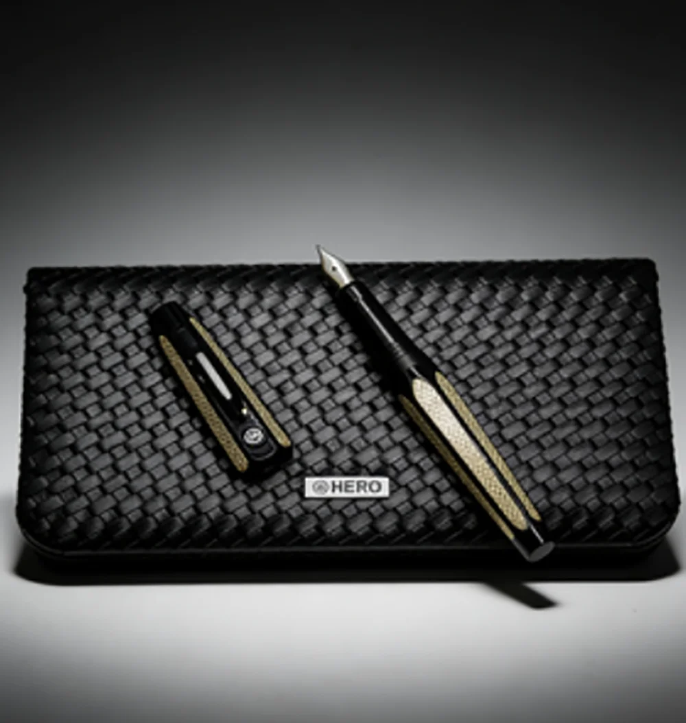 

Creative Space Design 2-in-1 Hero 636 Fountain Pen Elegant Business Signature Pen Ideal Holiday Gift