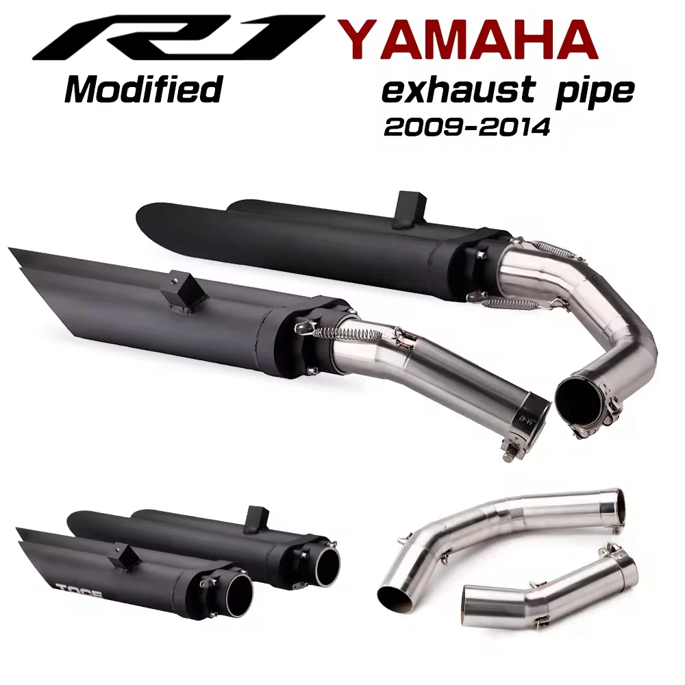 

Slip On Universal Motorcycle Exhaust Escape Link Pipe Connect Original Muffler For YZF R1 R 1 2009-2014 Factory Price
