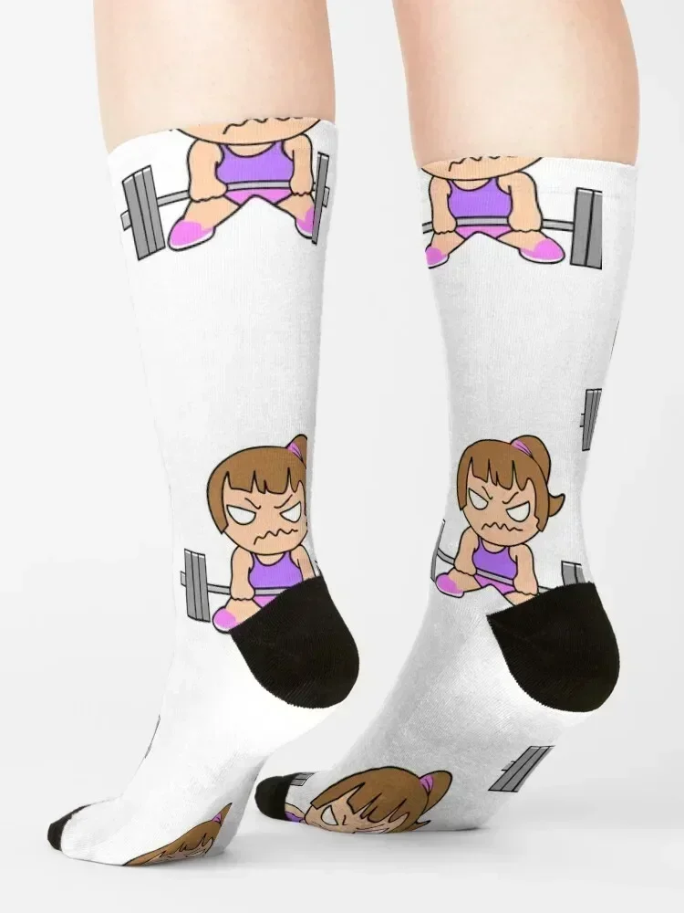 fitness, fitness girl, barbell girl, fitness women Socks New year's Hiking boots shoes Crossfit Men's Socks Luxury Women's