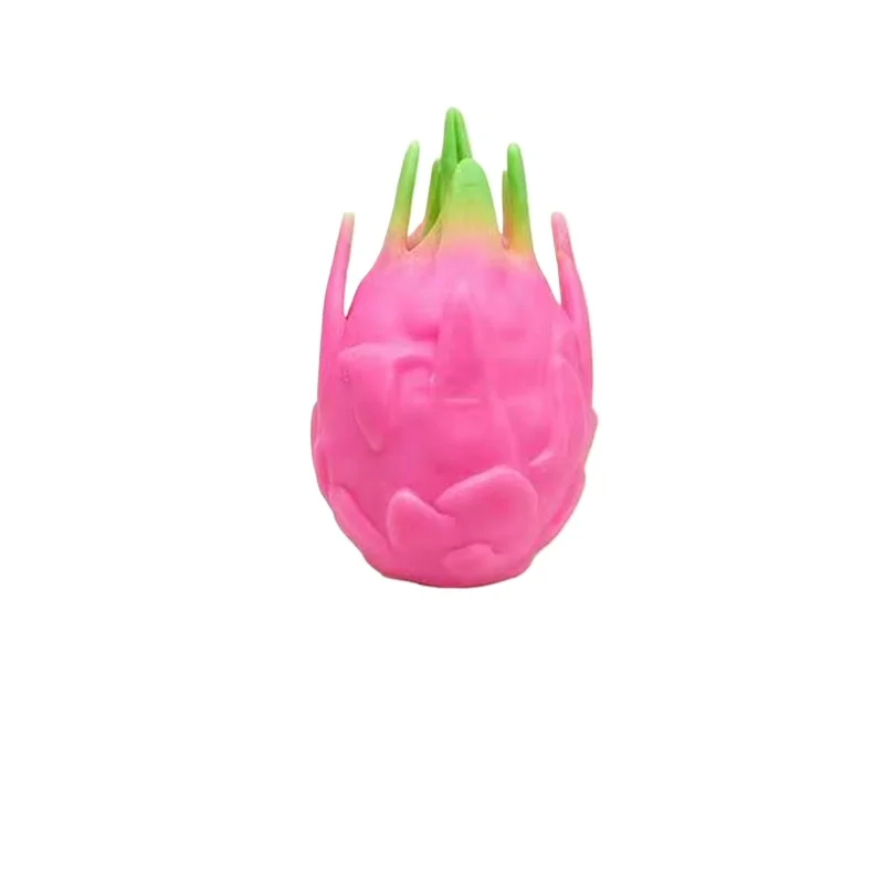 Dragon Fruit Building Block Handmade Ball Products Slow Rebound Plastic Pinch Music Cute Sound Decompression Toy Music Gifts - view 4