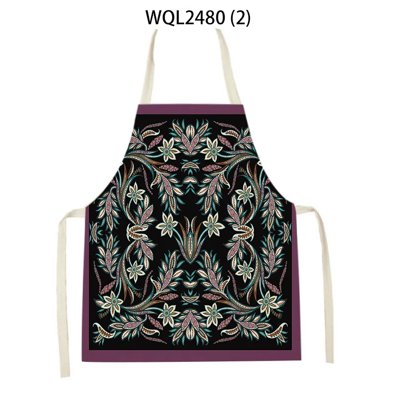 Kitchen Aprons for Women Linen Bibs Household Cleaning Apron Home Waterproof Chefs Cooking Baking Apron for Child