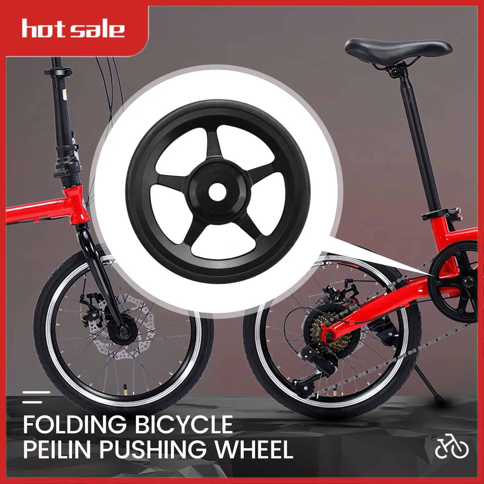 AC22-Bicycle Easywheel Aluminum Alloy Super Lightweight Easy Wheels Bolts For Brompton