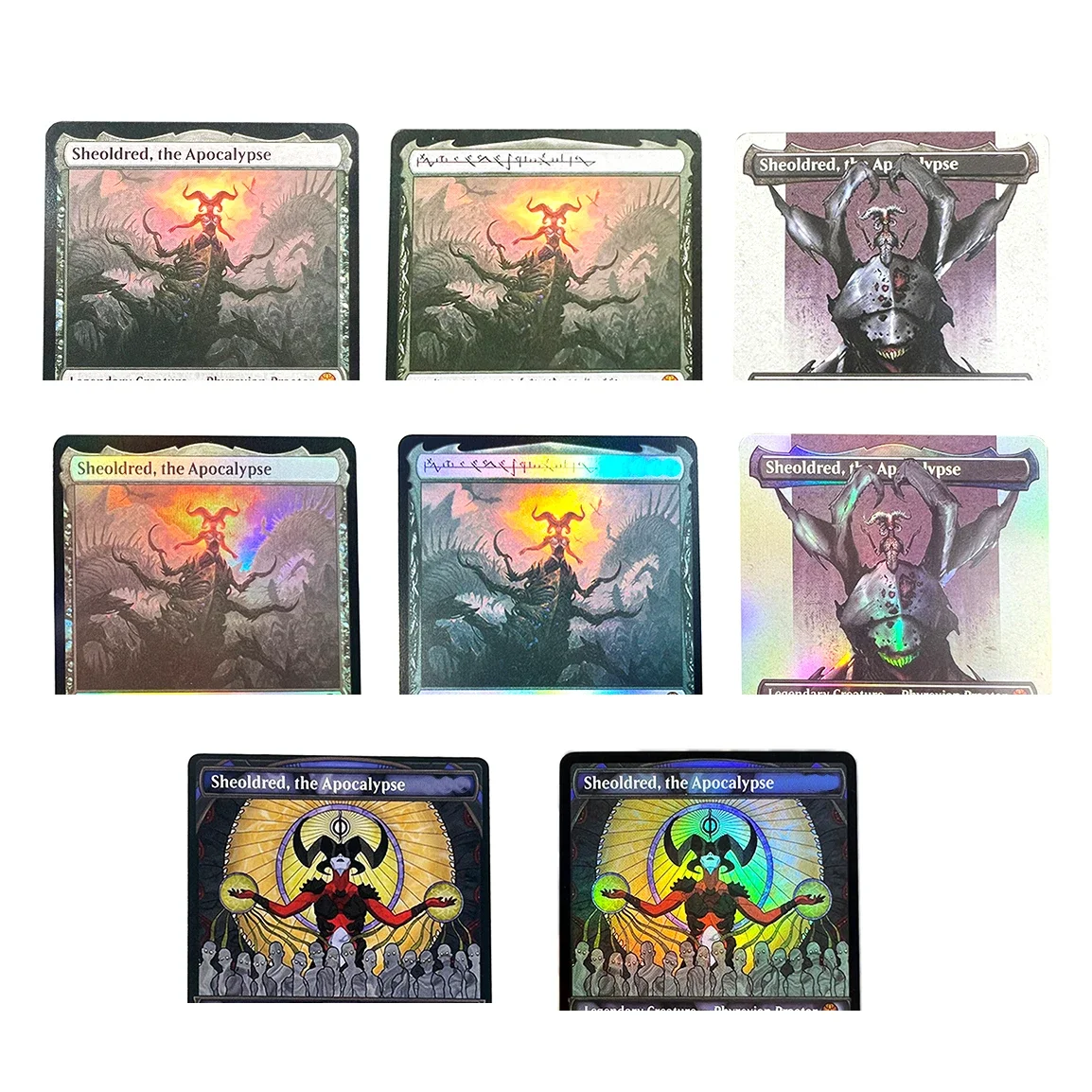 Sheoldr Apocal 107 DMU Phyrexian Showcase HOLO/FOIL TCG, Tarjeta Coleccionable en Inglés de Calidad, Juego de Cartas Coleccionables