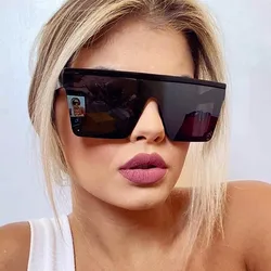 Oversized Square Sunglasses Women Vintage Big Frame Women Sun Glasses Fashion Shades For Women/Men Gafas De Sol UV400