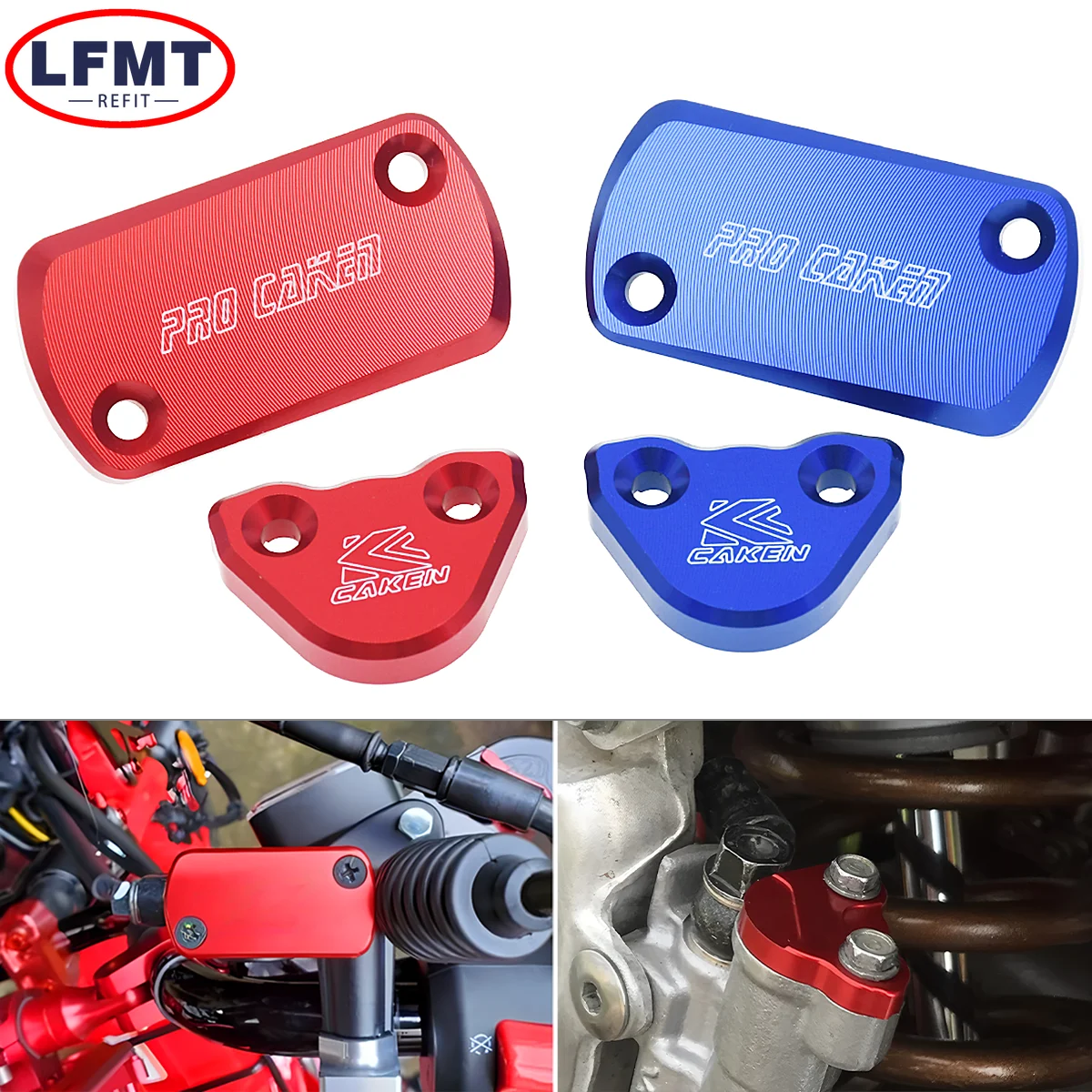

Motorcycle Front Rear Brake Fluid Reservoir Cap Cover For HONDA CR 125R 250R CRF 150R 250R 250X 450R 450X 250RX 250F 2002-2023