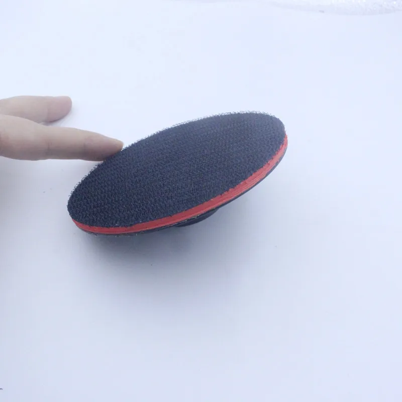 Efficient Adhesive Backing Pad For Polishing Disc 100mm 125mm Flocking Sanding Plate Angle Grinder Attachment Accessory