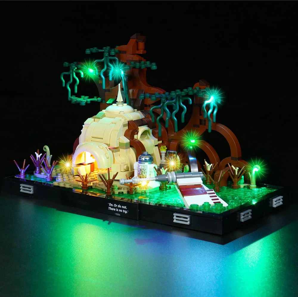 VONADO Led Light Kit For Wars 75330 Training Diorama Building Blocks DIY Children's Lamp Toys Kit Not Include Model