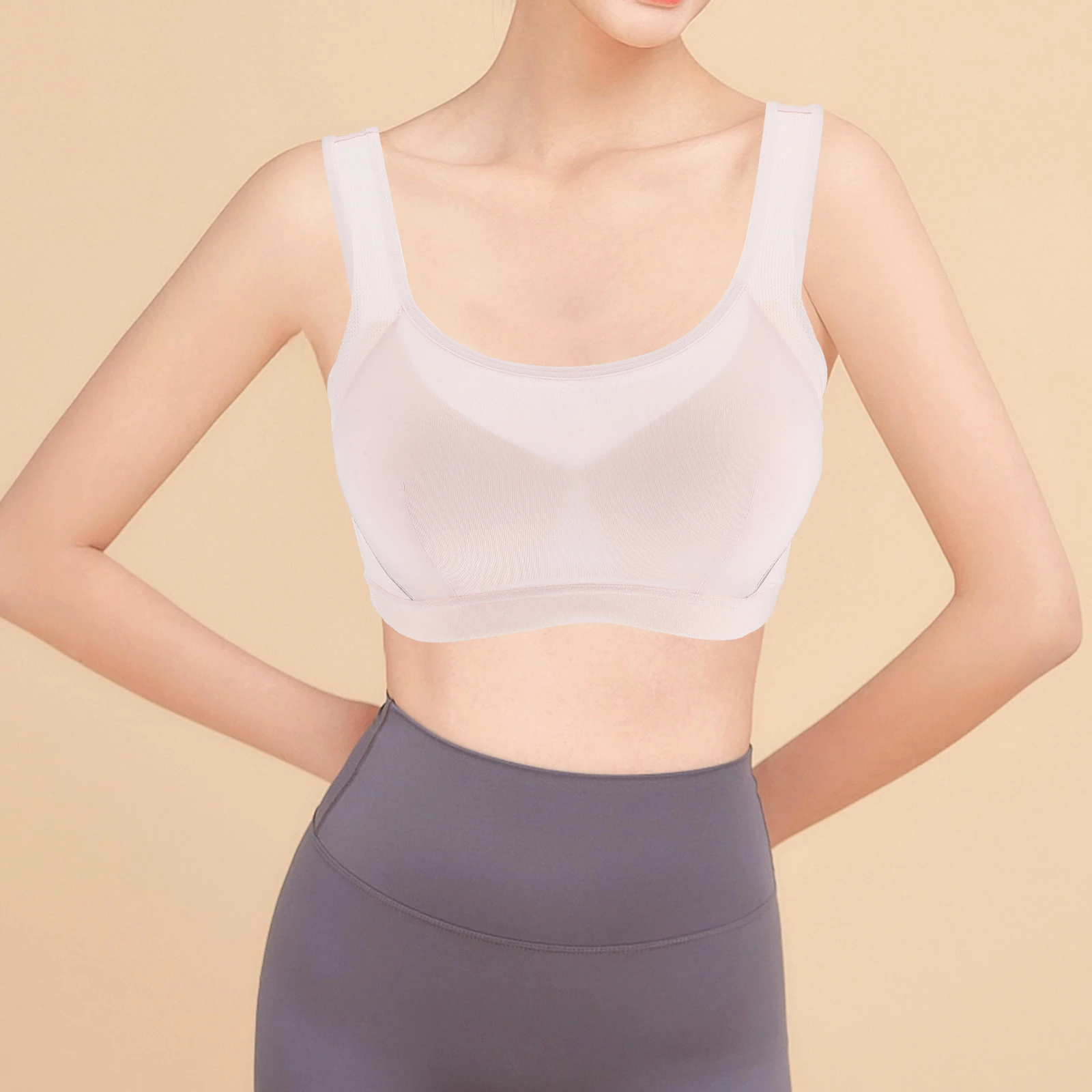 

2pcs Sports Bra for Girls Wirefree Cotton Bras Toddler Training Underwear Youth Running Support Breathable Fabric Period Comfort