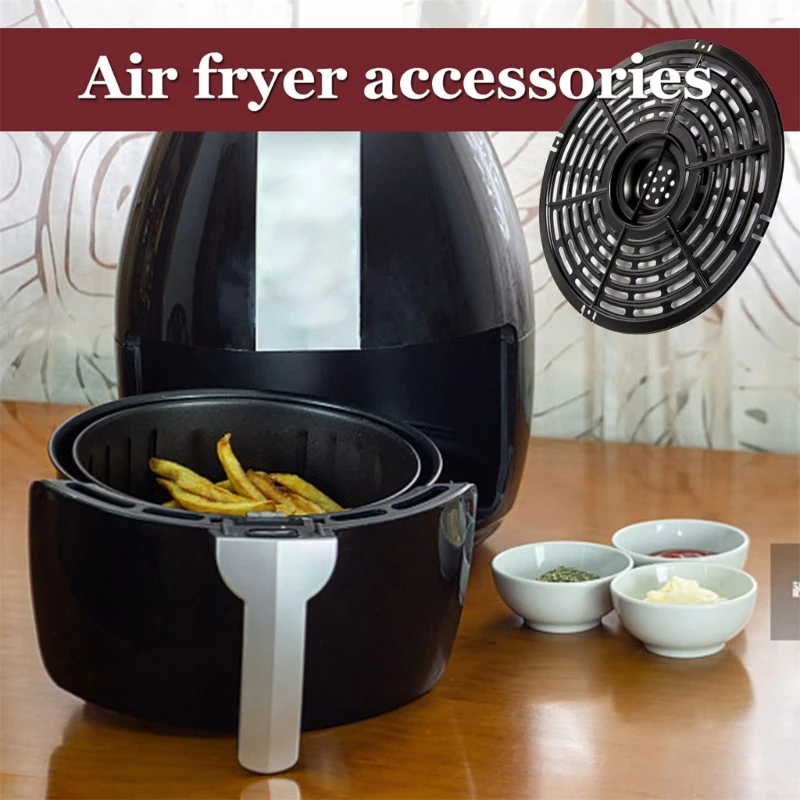 Metal Air Fryer Baking Pan Air Fryer Tray Kitchen Air Fryer Cooking Accessories