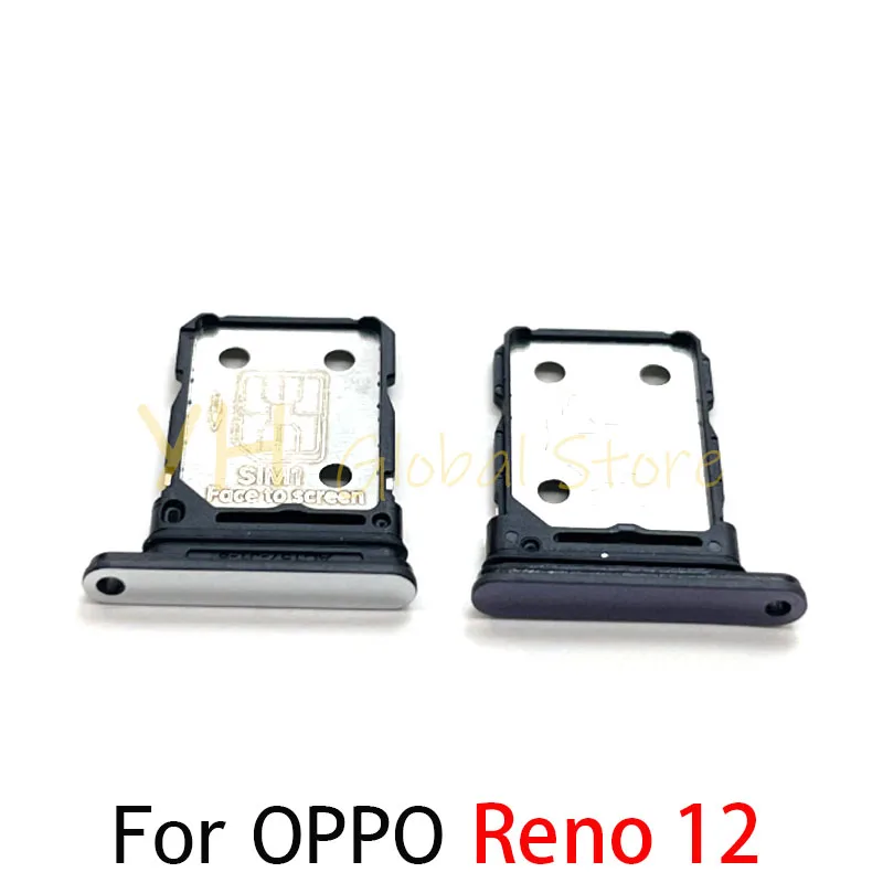 20PCS For OPPO Reno 11 12 Pro Sim Card Slot Tray Holder Sim Card Repair Parts