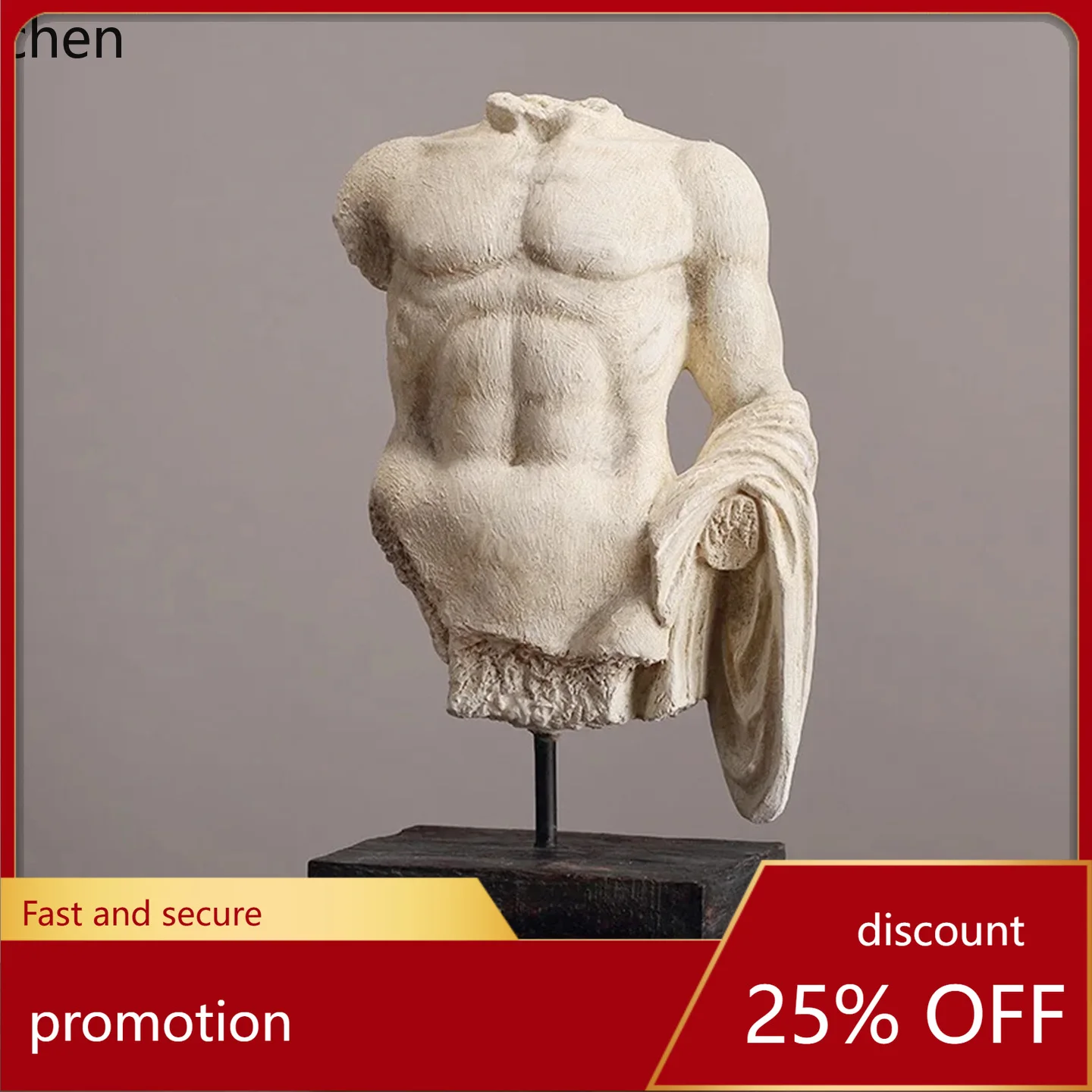 

HT Modern Minimalist Abstract Home Living Room Study KTV Window Display Men's Clothing Store Decoration Crafts Ornament