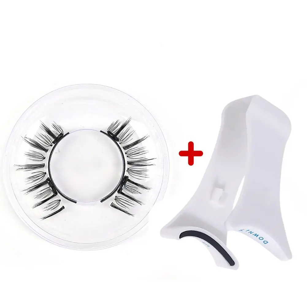 3D Magnetic False Eyelashes Reusable Magnetic Eyelashes With 4 Magnetic Lashes Natural Eyelash Extension Makeup Tools