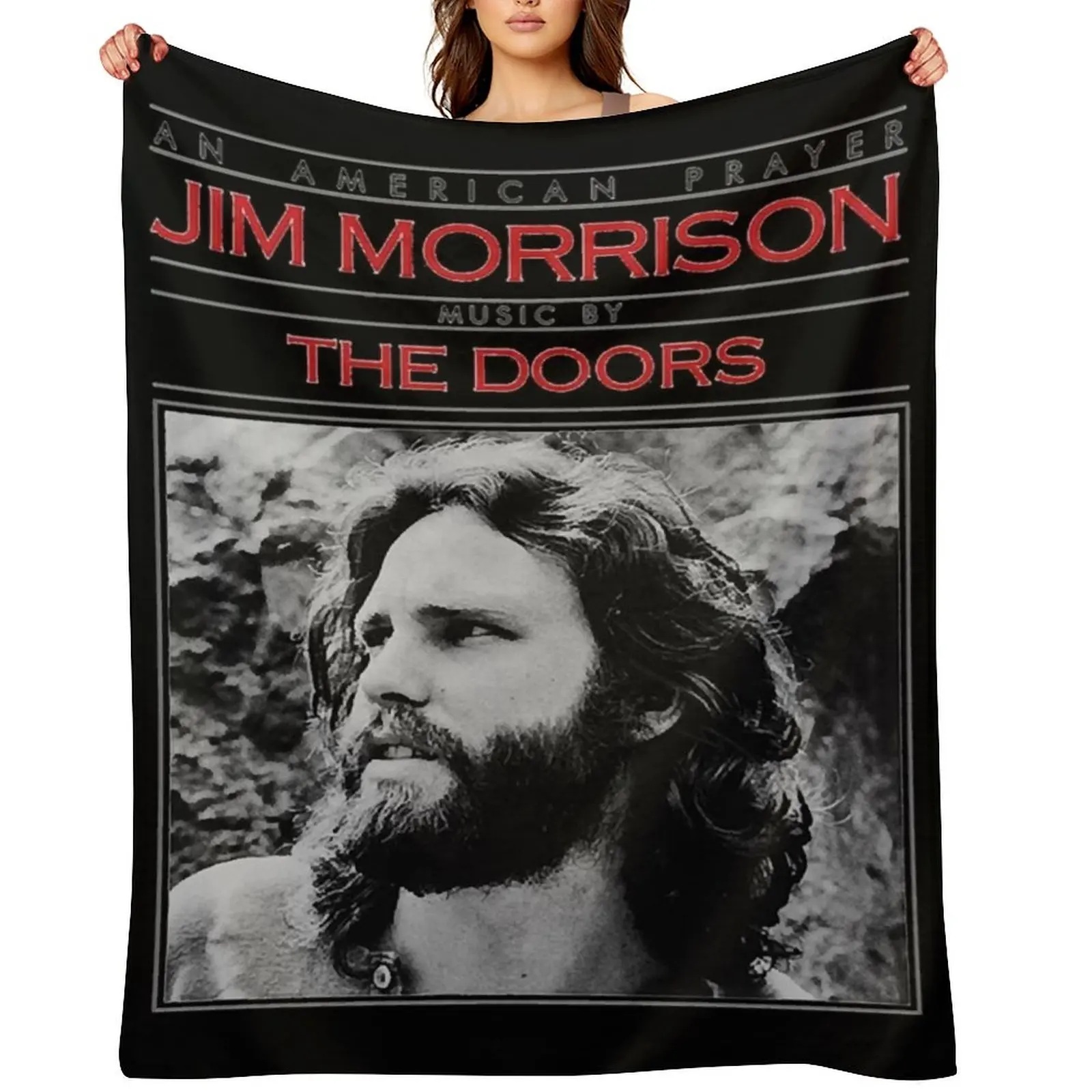 

An American Prayer Jim Morrison Classic Throw Blanket Heavy Summer Beddings Fashion Sofas Blankets