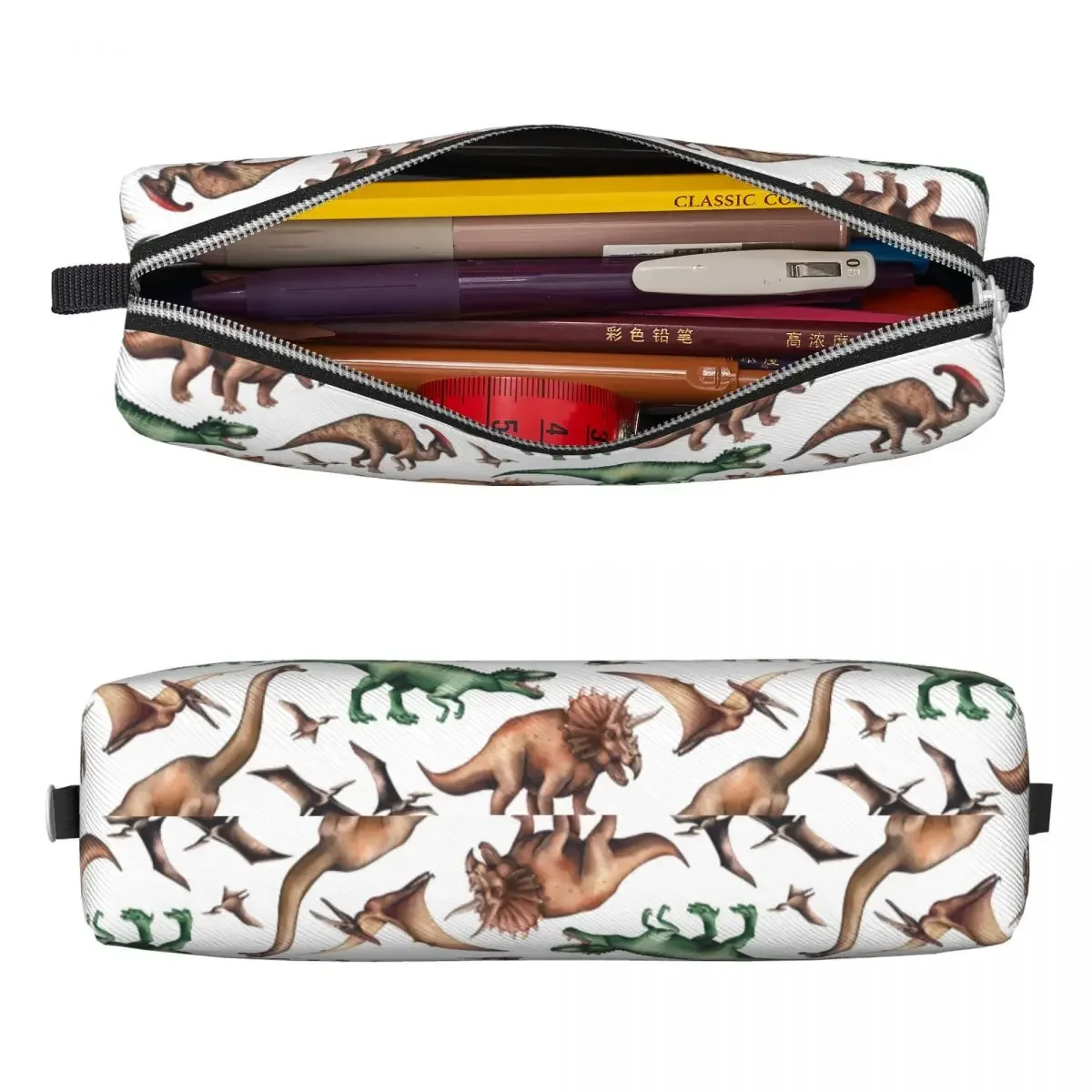 Dinosaur Pencil Cases Animal Pencil Box Pen Holder for Girls Boys Big Capacity Bags School Supplies Zipper Stationery