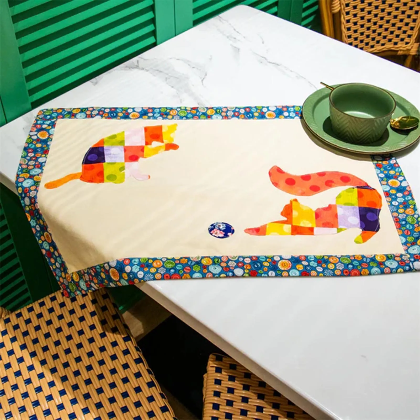 Cute Cat Shape DIY Quilting Ruler Creative Shapes Template Ruler for Improving Cutting Skills