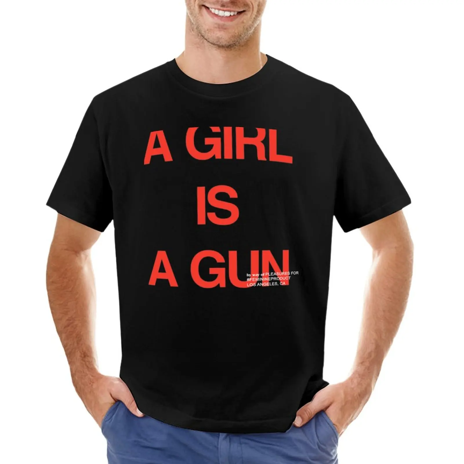 

A Girl Is A Gun Classic Essential T-Shirt plus size tops cute tops funnys new edition black t shirts for men