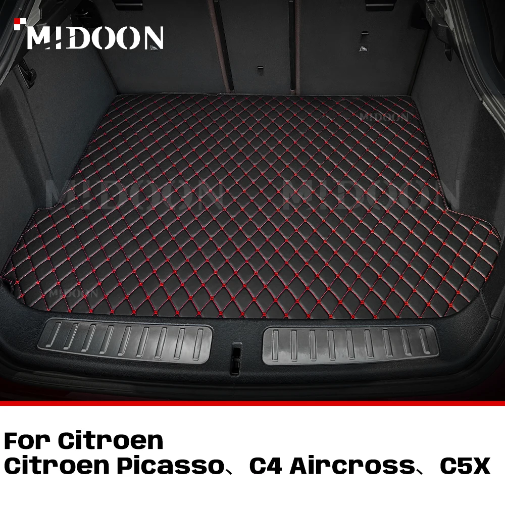 

Для Citroen Picasso、C4 Aircross、C5X изготовленный на заказ коврик в багажник автомобиля, защита от грязи, защитный коврик, грузовой вкладыш, авто аксессуары для интерьера