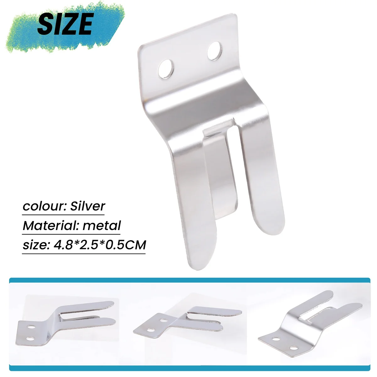 Soporte de micrófono de Metal caliente/Clip-Screw In para Radio CB/Ham-MH2