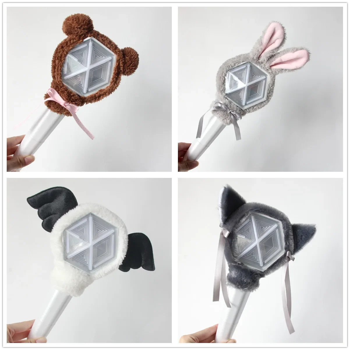 1pcs Kpop Lamp Cover for EXO Lightstick Plush Protective Cover for Decorate EXO Light Stick