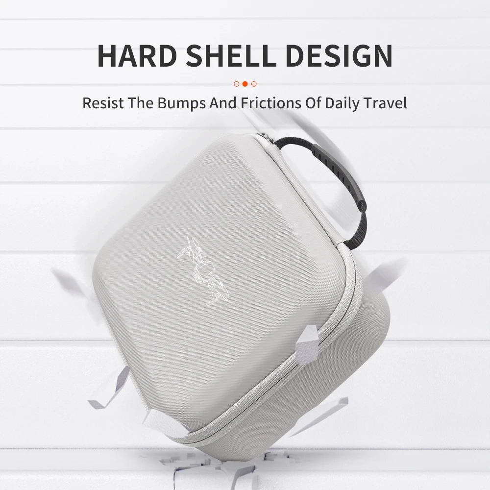 Storage Bag Protective Carrying Case PU Leather Handbag for DJI Mini 4K/Mini 2SE/Mini 2 Drone Controller Accessories image 6
