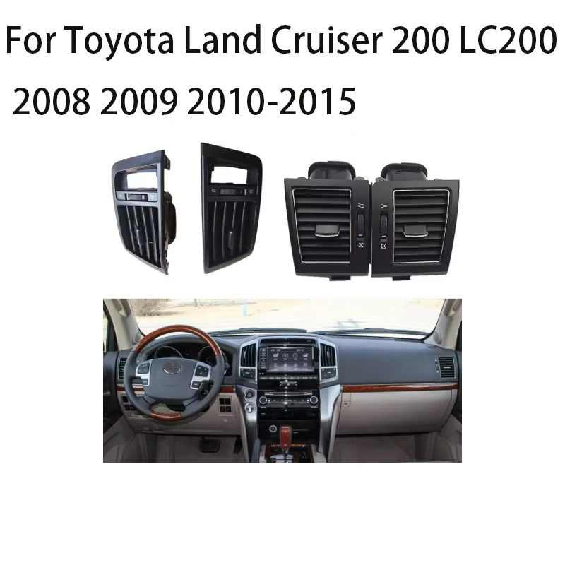 

For Toyota Land Cruiser 200 LC200 2008-2015 Car A/C Air Conditioner Air Vent Outlet Conditioning Grill Car-Styling