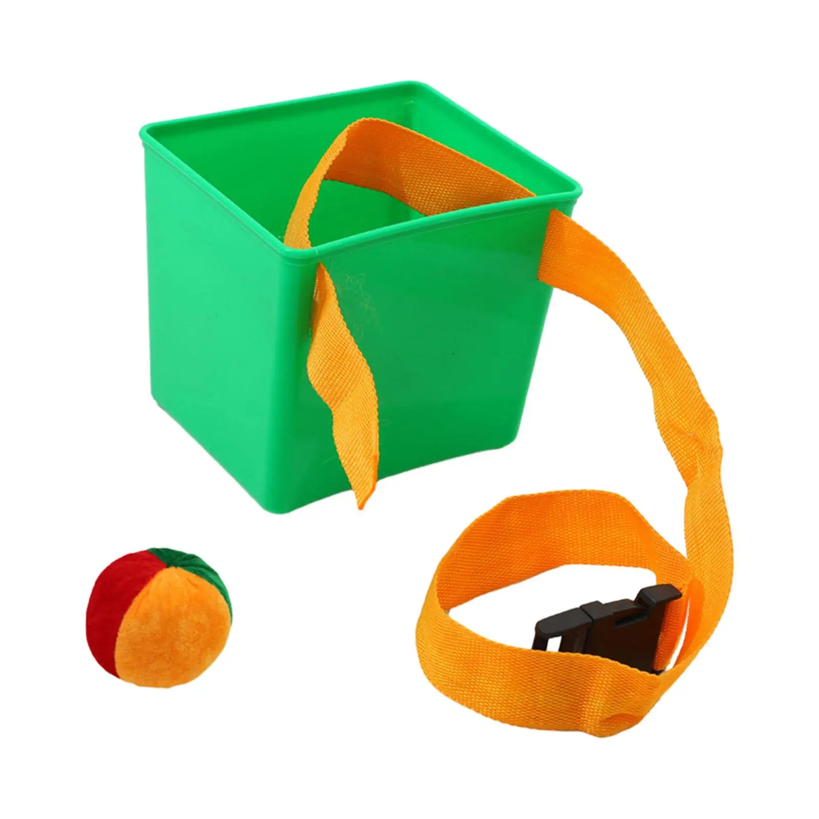 Belt Bucket Throwing Game Balls Training Development Teamwork Interactive Kids Sensory Toys for Family Dodging Outdoor Sports