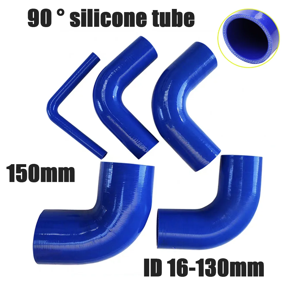 

90° Turbocharger Connecting Pipe Blue16-130mm Rducing High-Temperature Silicone connecting Hose Intercooler Connecting Pipe ﻿