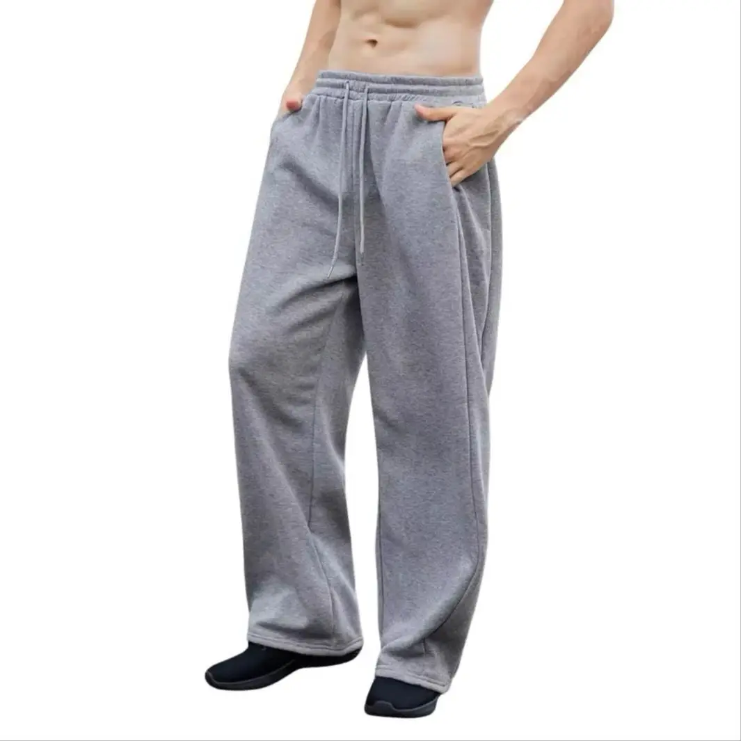 

Европейские и американские мужские брюки на талии с завязками на талии, прямые широкие свободные брюки, спортивные брюки, мужские брюки с карманами