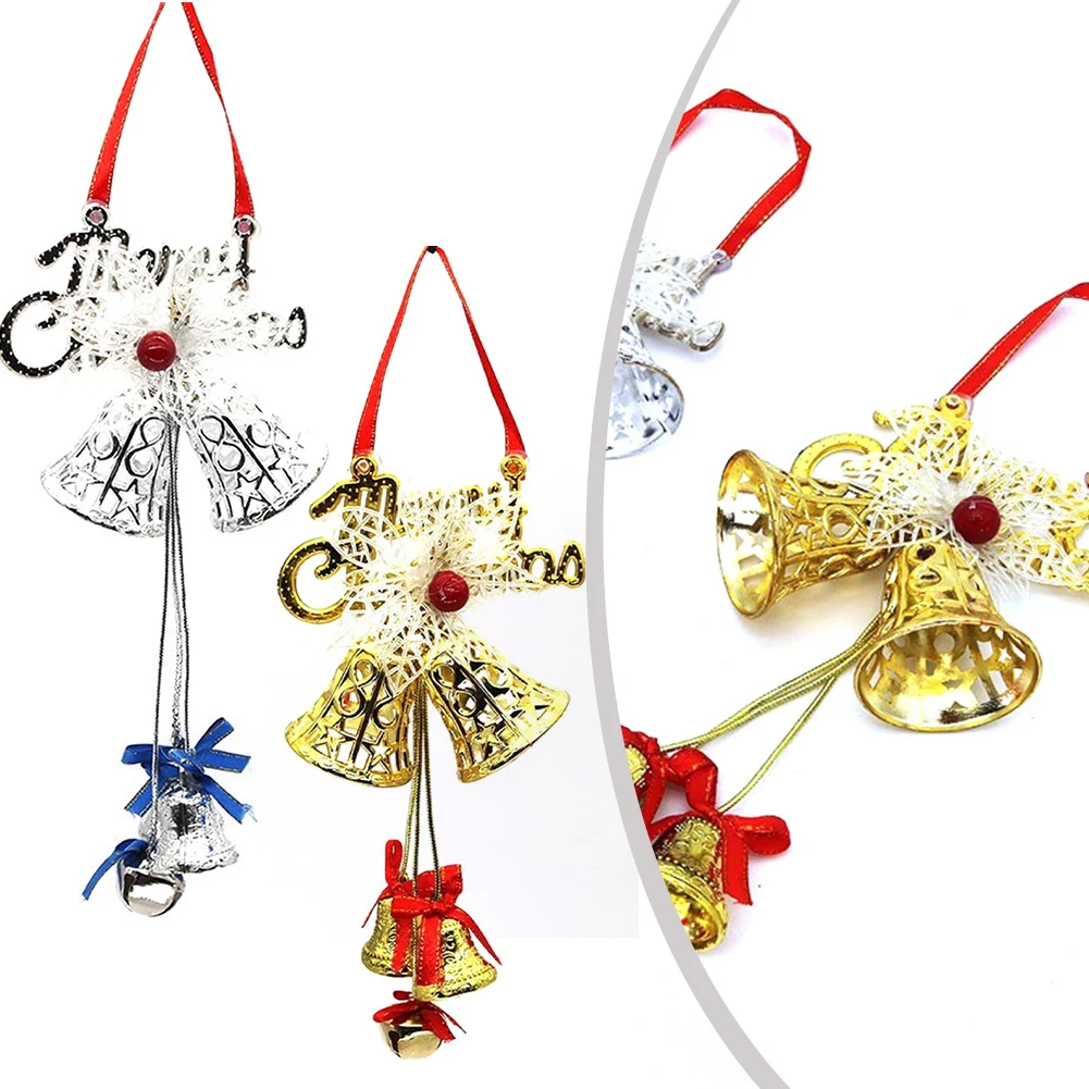 Decorazione natalizia Campana natalizia Jingle Bell Accessori natalizi per la casa Trasparente appendibile Bellissimo metallo Nuovo di zecca