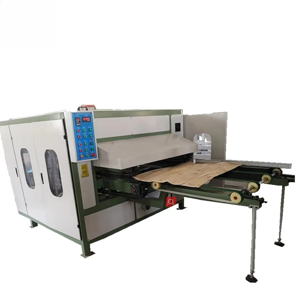 High Precision Artificial Board Machine Hot Pressing Veneer Edge Grinding Inclined Joint-Core Components Motor Pump Bearing PLC