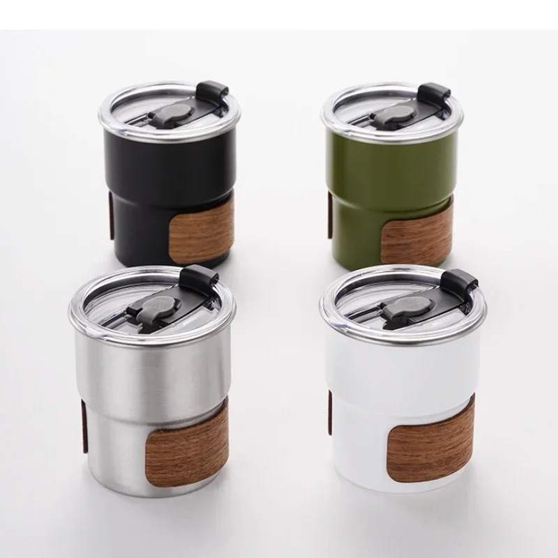

300ml Camping Mug Outdoor Anti Scalding 304 Stainless Steel Water Cup Portable High-temperature Picnic Equipment Cup Beer Mug