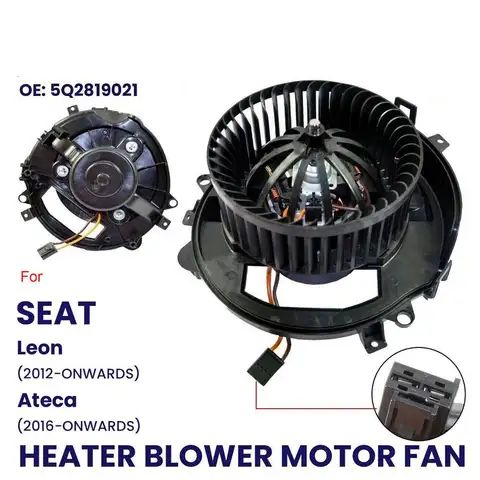좌석 히터 송풍기 모터 선풍기, 레온 2012-온 ATECA 2016-온 쿠프라 ATECA 18 + RHD
